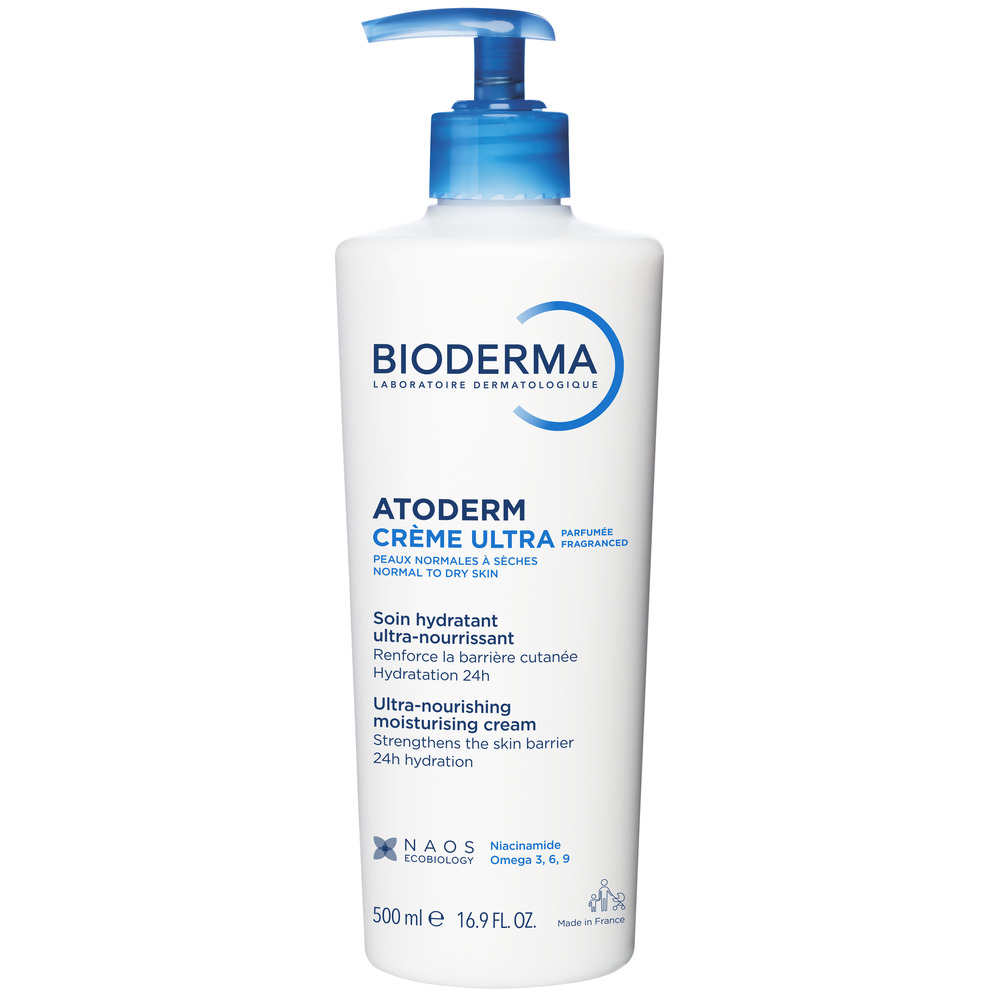 Bioderma Atoderm Crème Ultra Idratante Viso e Corpo per Pelle Secca 500 ml